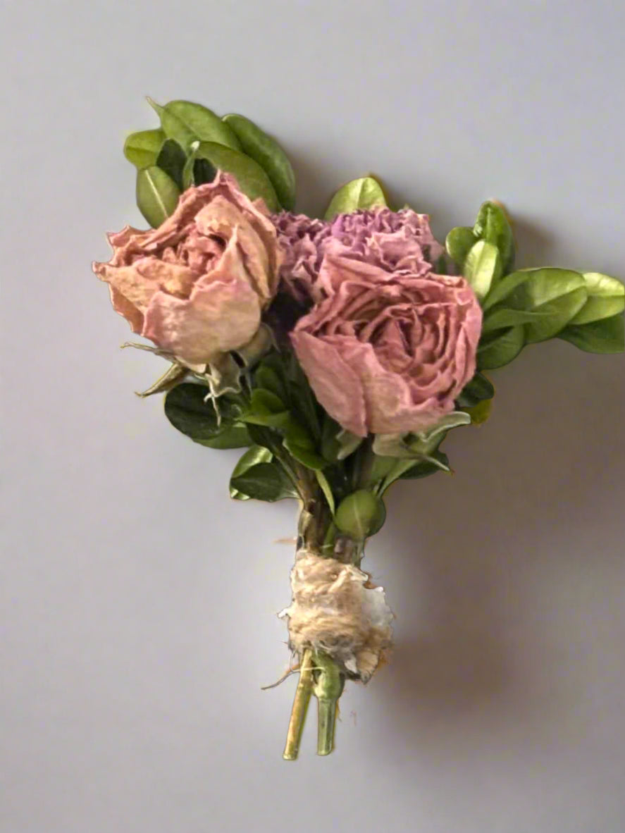 Dried Yellow Rose Magnet