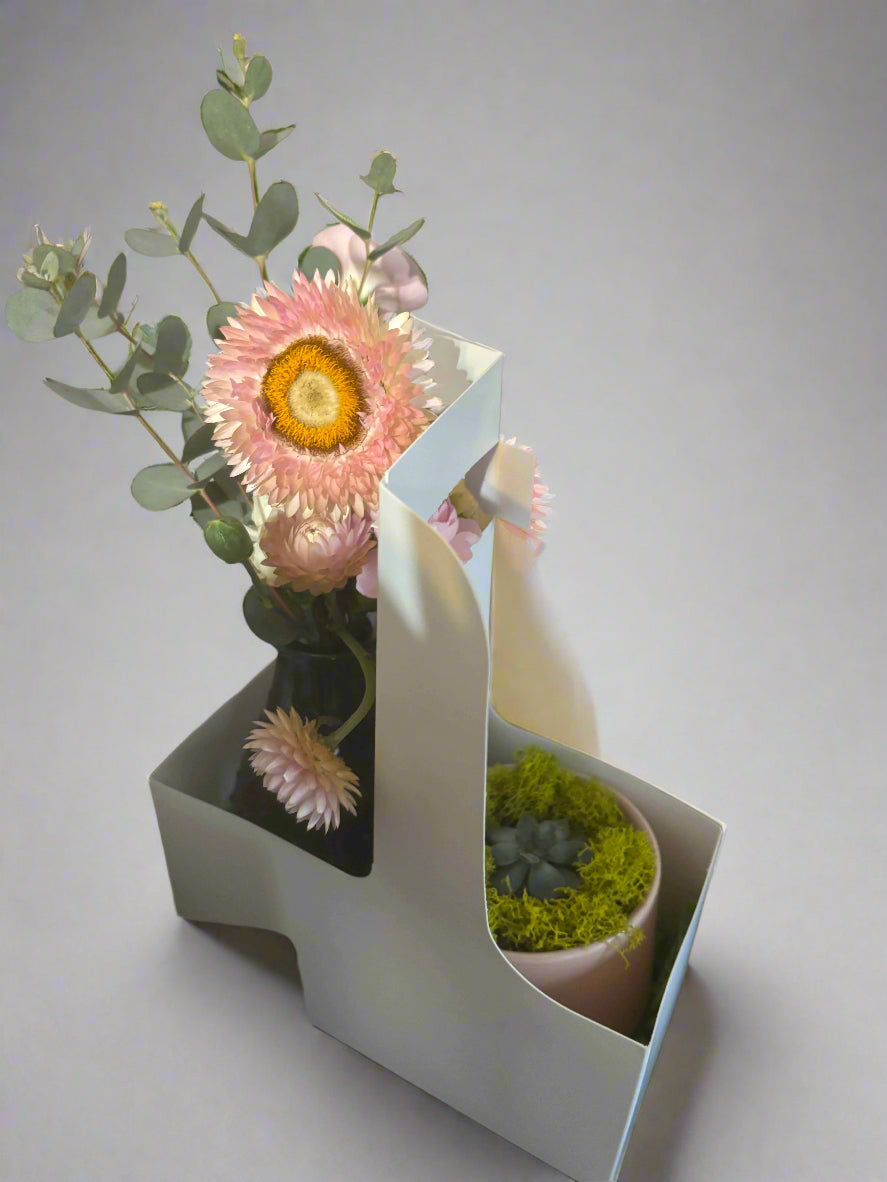 Bud Vase and Succulent - Because You Shouldn't Have To Pick Just One!