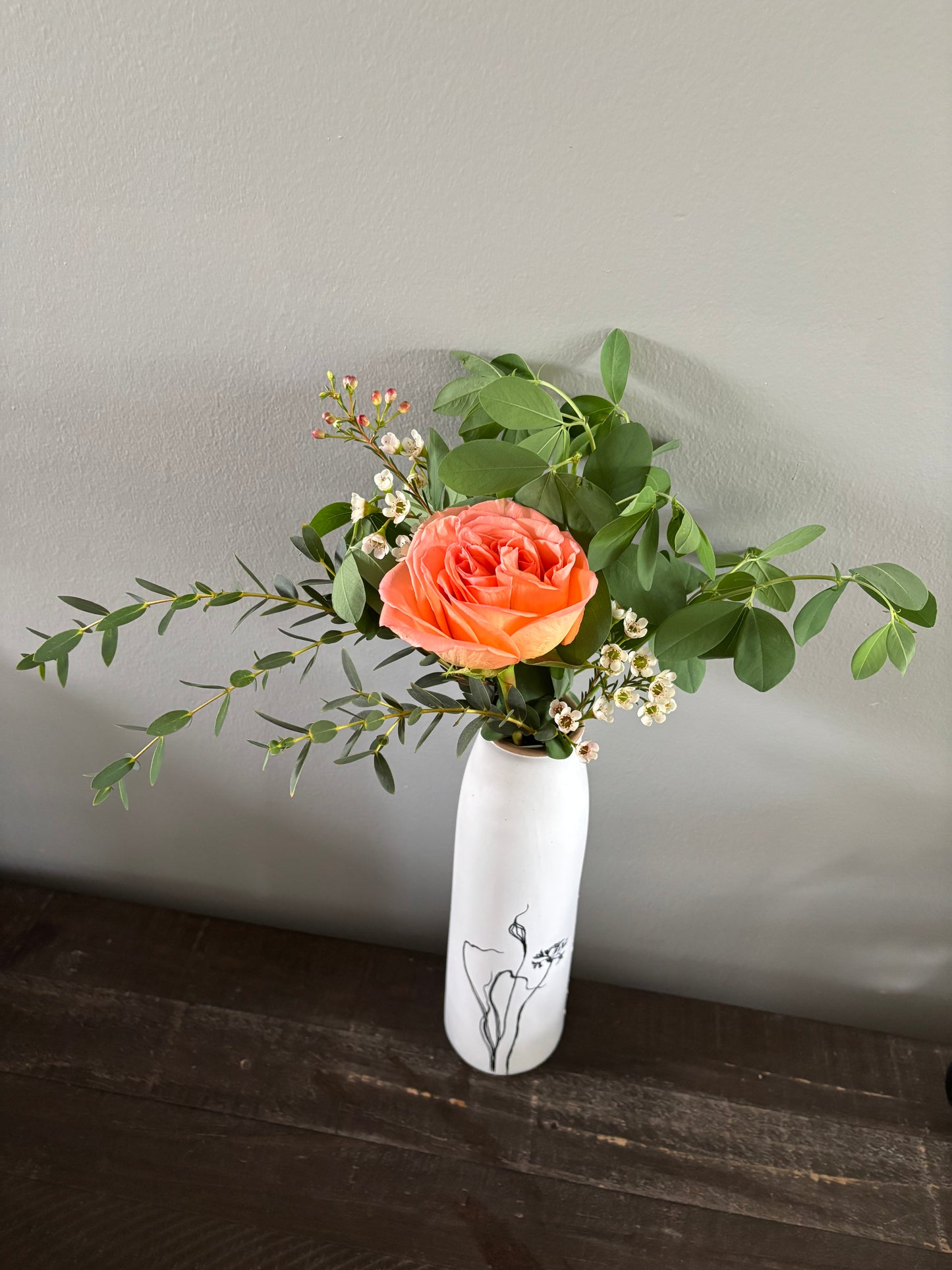 Wisteria Bud Vase