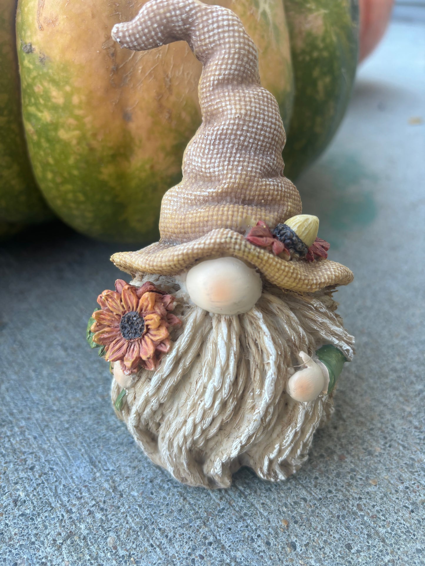 Gnome with Sunflower or Pumpkin (2 styles)