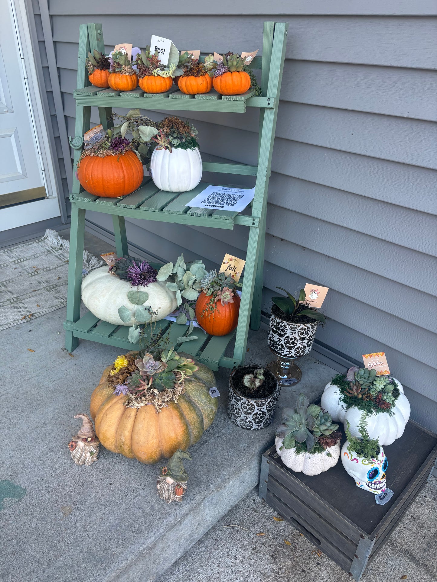 Gnome with Sunflower or Pumpkin (2 styles)