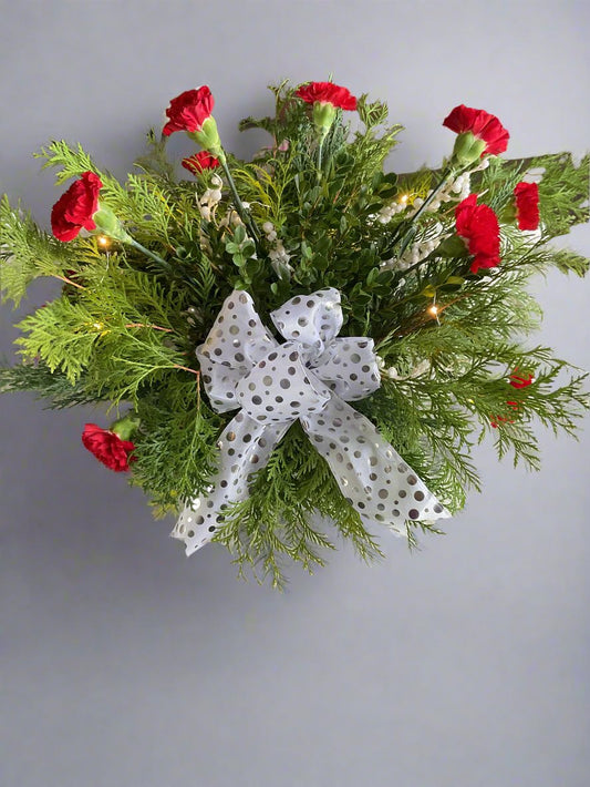 Let It Snow Winter Holiday Table Centerpiece