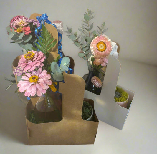 Bud Vase and Succulent - Because You Shouldn't Have To Pick Just One!