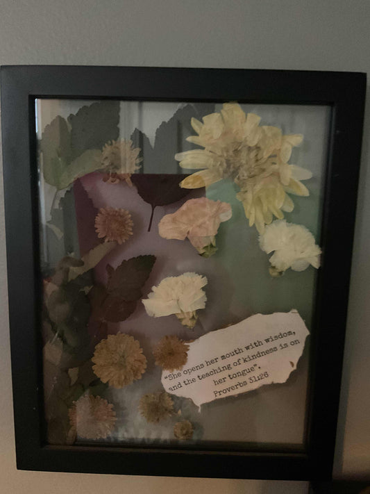 Framed Pressed Flowers